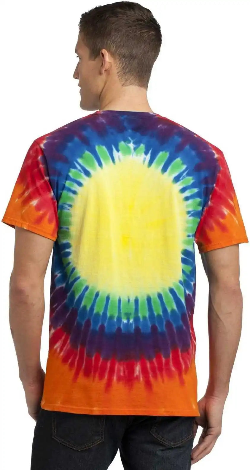 Port &amp; Company Pc149 -window Tie-dye Tee - Rainbow