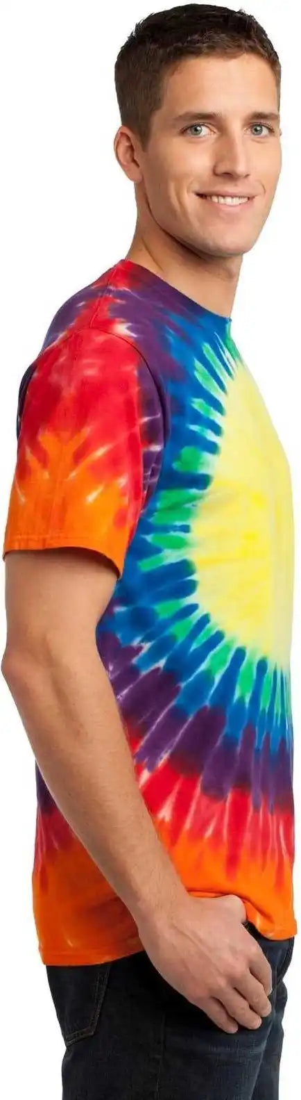 Port &amp; Company Pc149 -window Tie-dye Tee - Rainbow