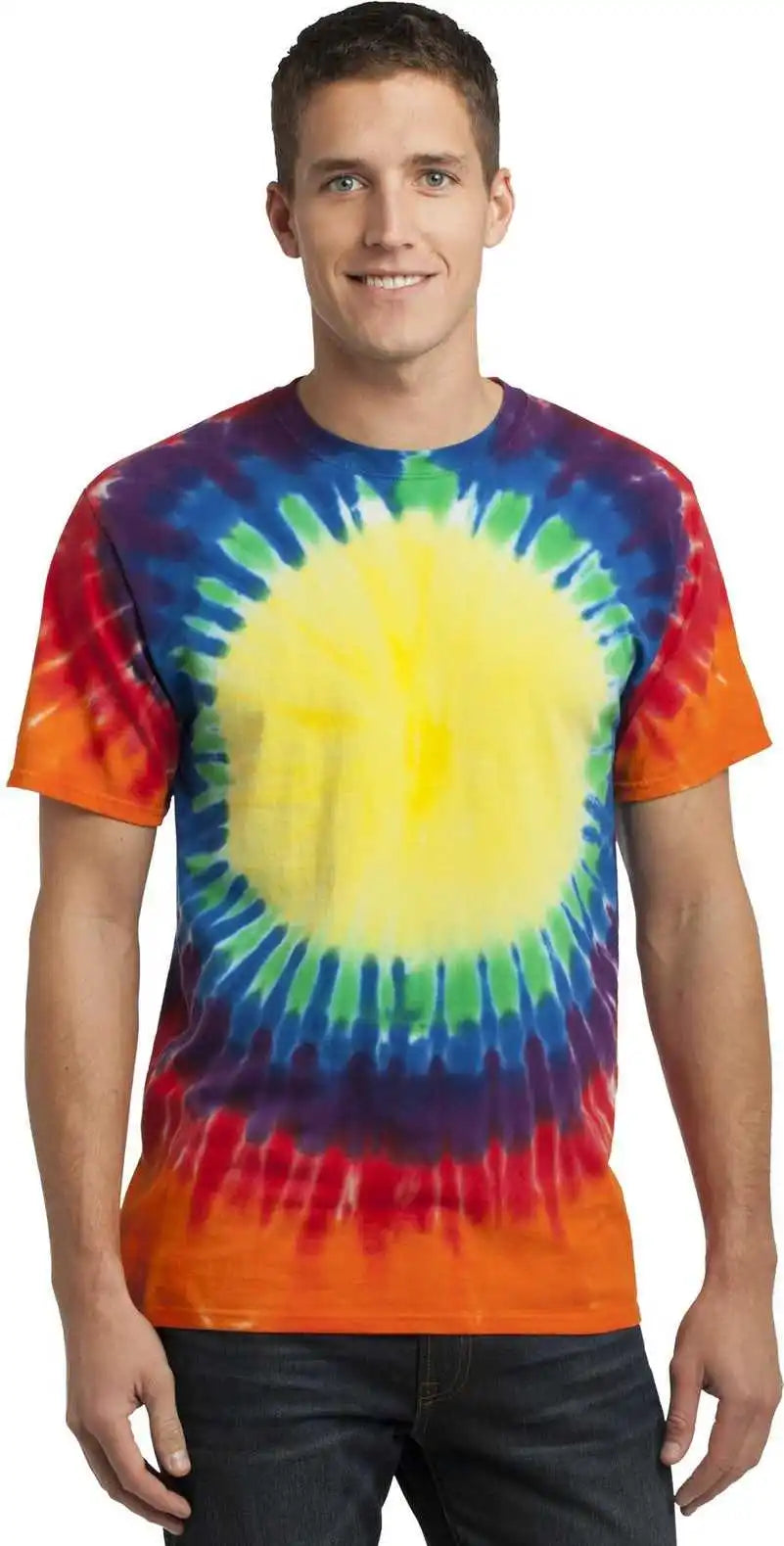 Port & Company Pc149 Window Tiedye Tee - Rainbow