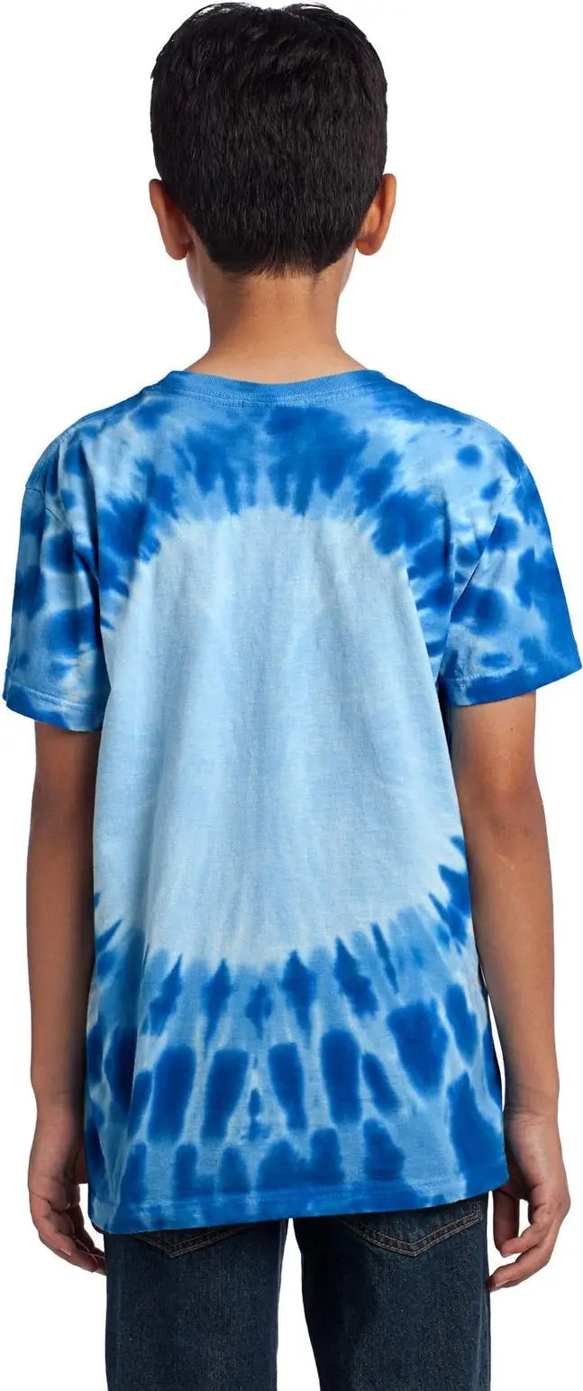 Port & Company Pc149y co Youth Window Tie-dye Tee - Royal