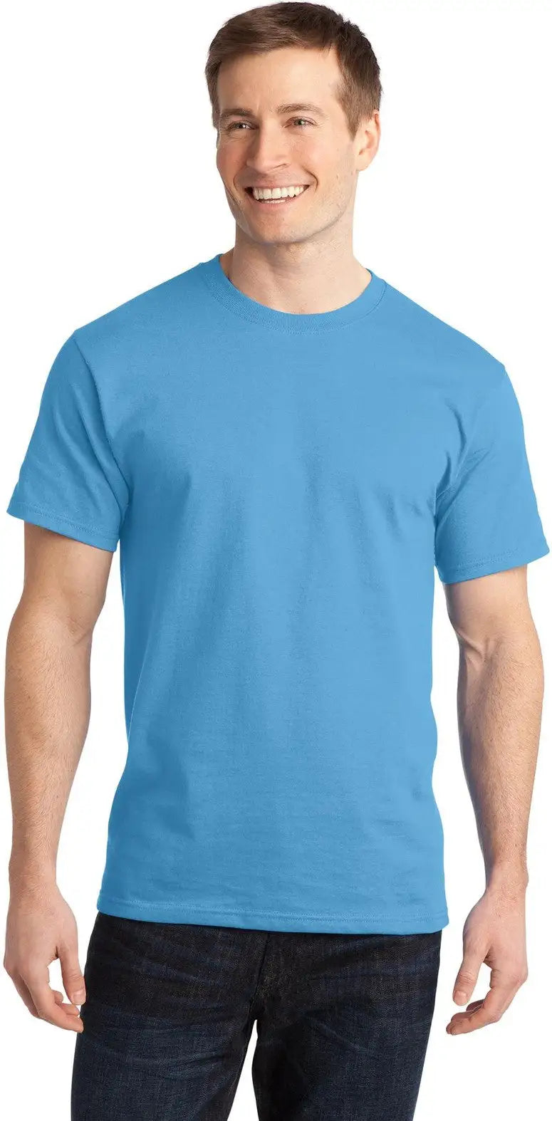 Port & Company Pc150 co Ring Spun Cotton Tee - Aquatic Blue - Adult s