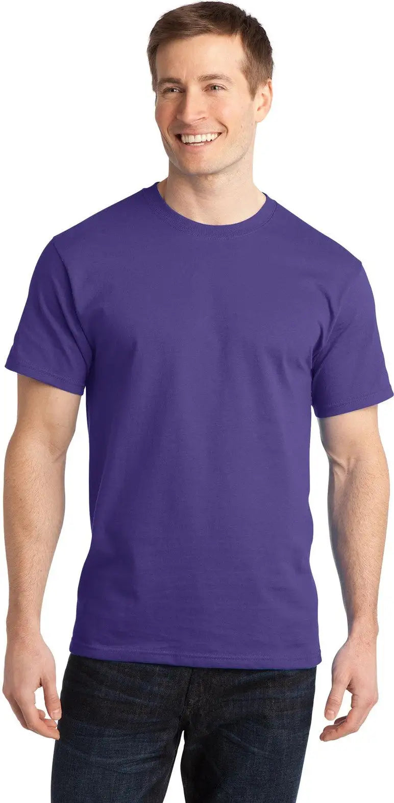 Port & Company Pc150 co Ring Spun Cotton Tee - Purple - Adult s