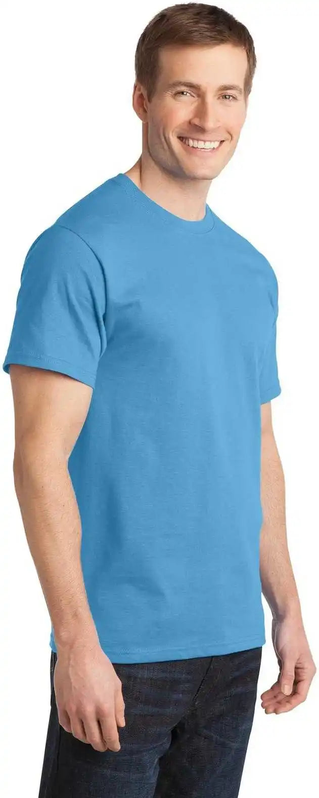 Port & Company Pc150 Ring Spun Cotton Tee - Aquatic Blue