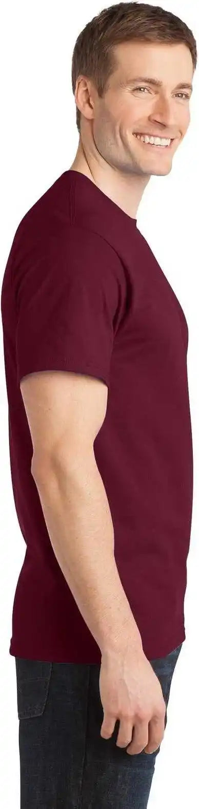 Port &amp; Company Pc150 Ring Spun Cotton Tee Cardinal