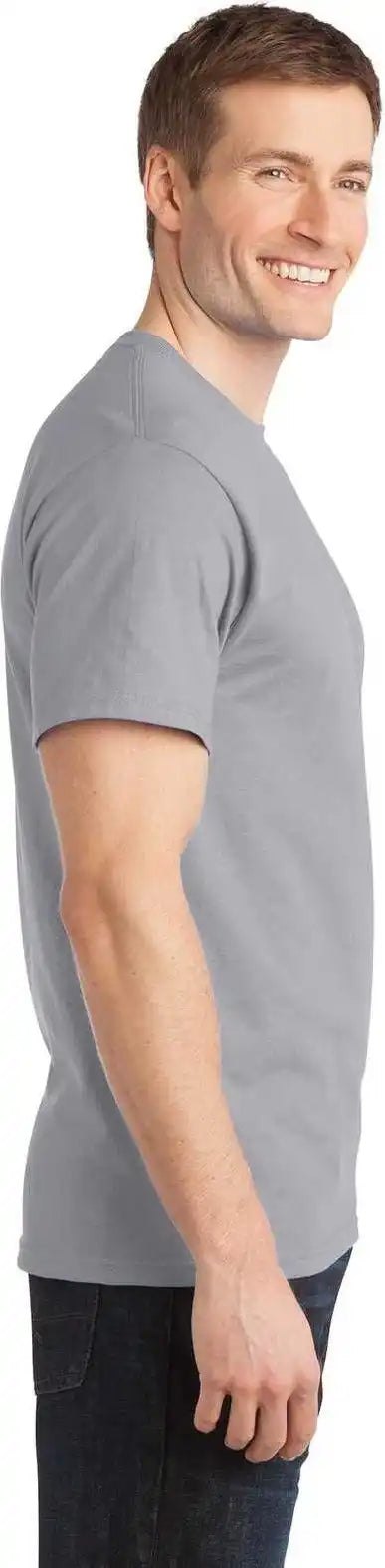 Port &amp; Company Pc150 Ring Spun Cotton Tee - Silver