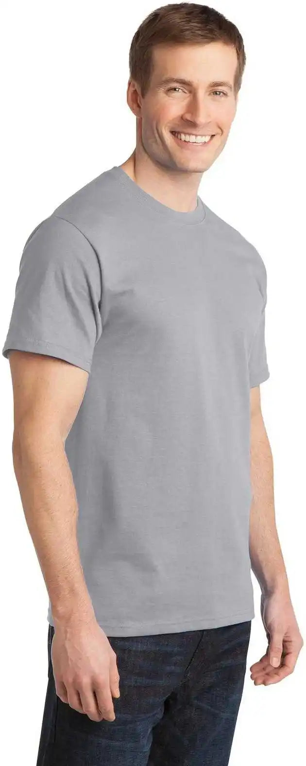 Port &amp; Company Pc150 Ring Spun Cotton Tee - Silver