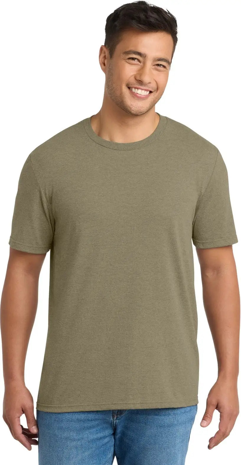 Port & Company Pc330 co Tri-blend Tee - Coyote Brown Heather - Adult s