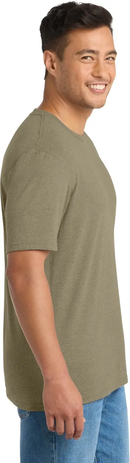 Port & Company Pc330 co Tri-blend Tee - Coyote Brown Heather