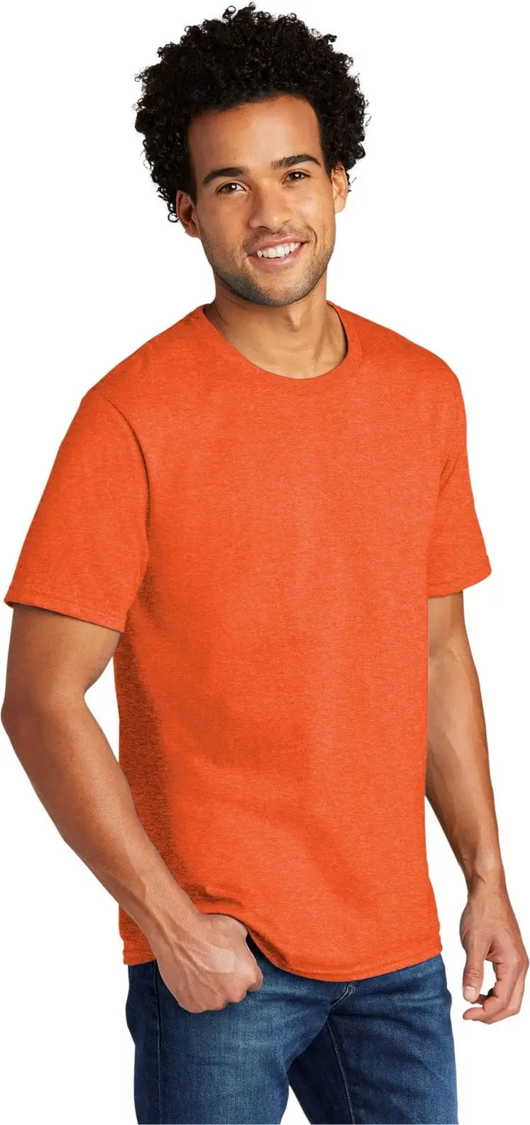 Port & Company Pc330 co Tri-blend Tee - Deep Orange Heather