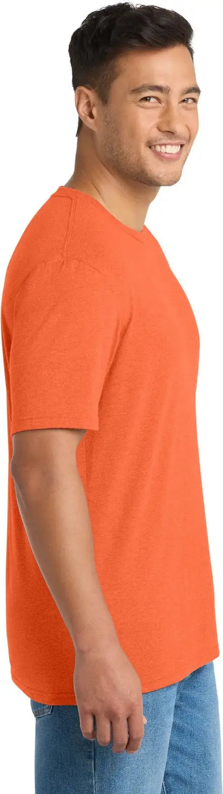 Port & Company Pc330 co Tri-blend Tee - Deep Orange Heather