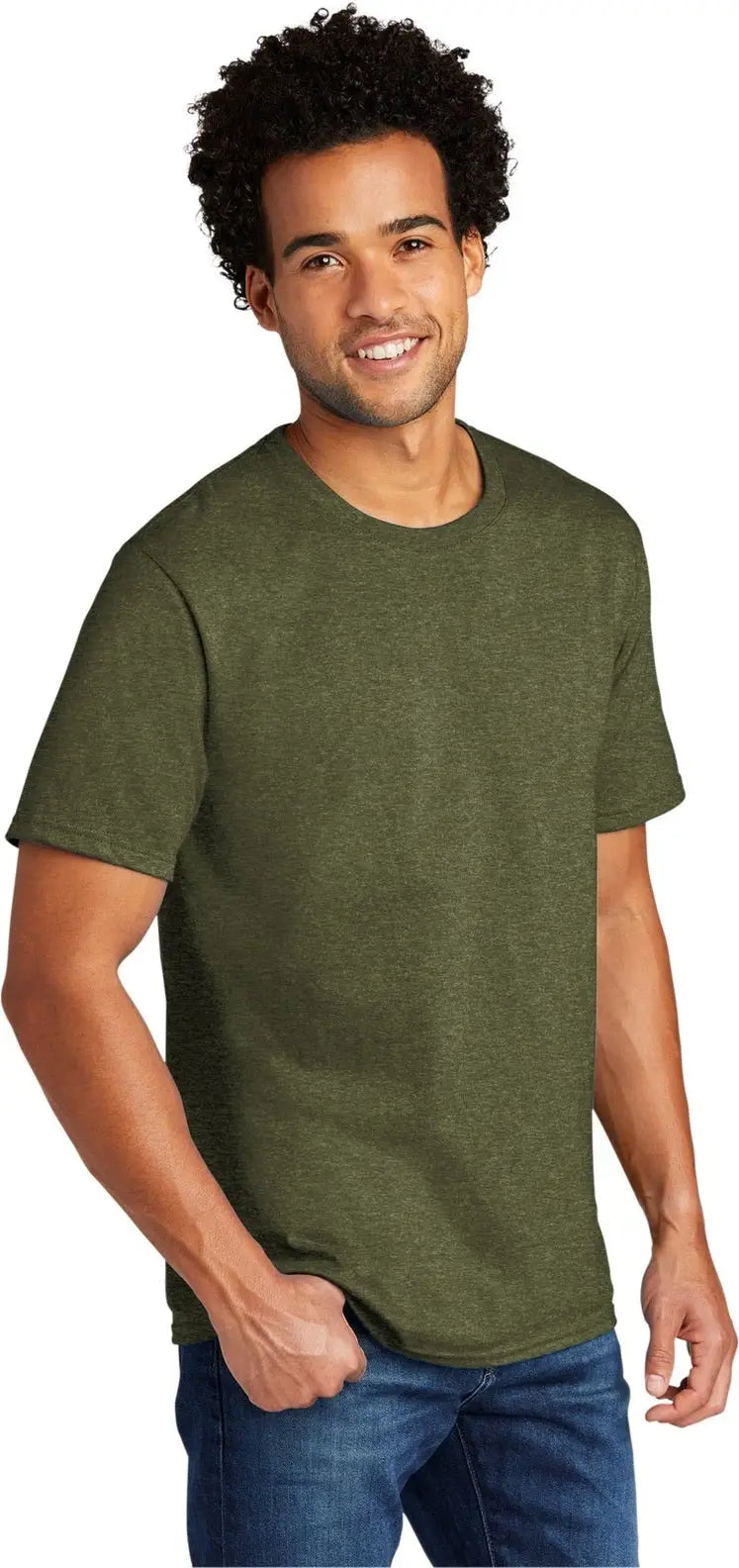 Port & Company Pc330 co Tri-blend Tee - Military Green Heather