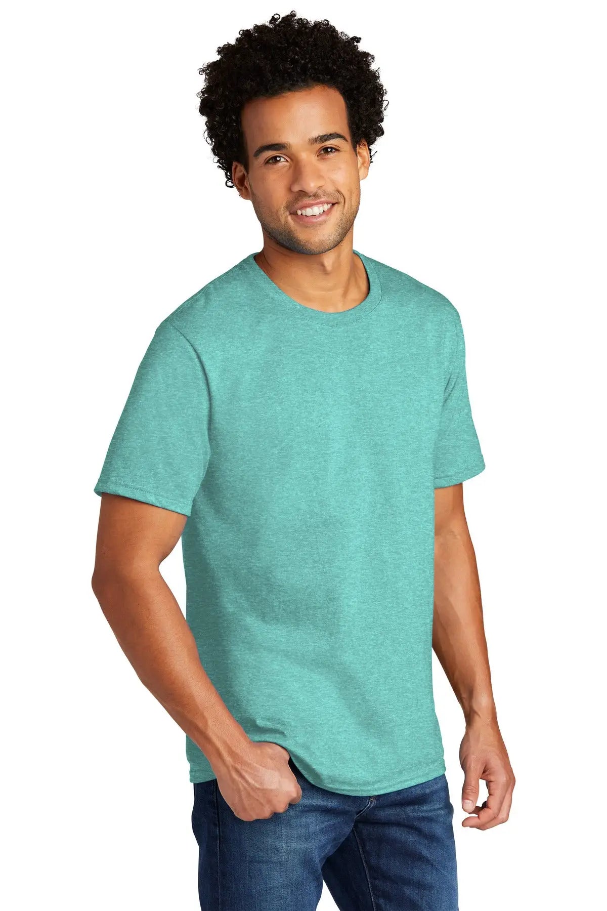 Port & Company Pc330 co Tri-blend Tee - Vivid Teal Heather
