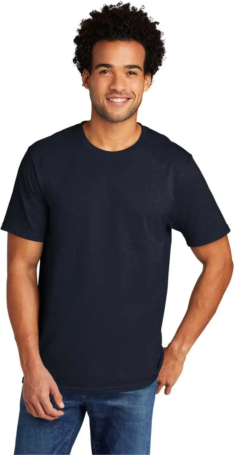 Port & Company Pc330 Tri Blend Tee Deep Navy