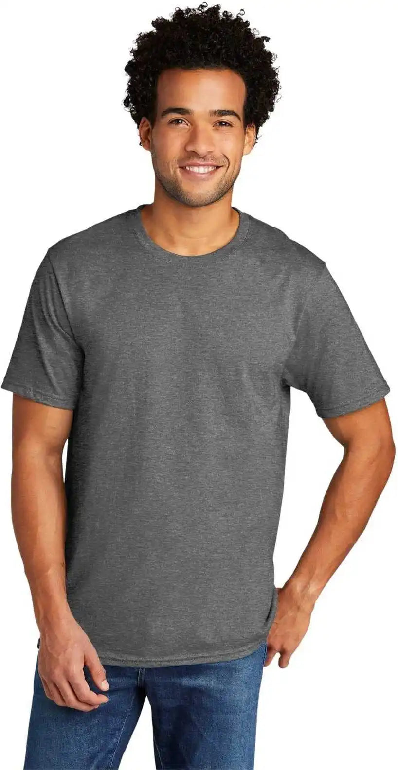Port &amp; Company Pc330 Tri Blend Tee Graphite Heather