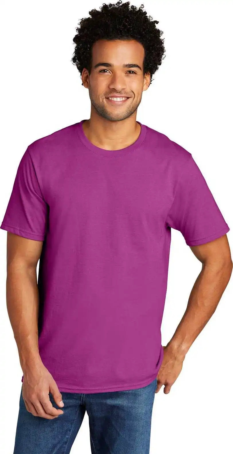 Port & Company Pc330 Tri Blend Tee Rspbryhthr