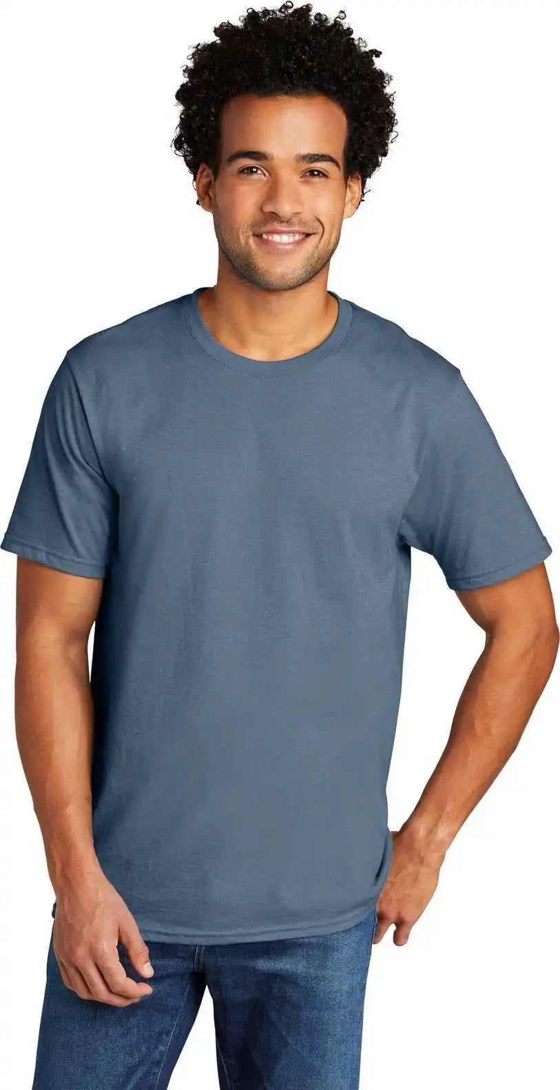 Port & Company Pc330 Tri Blend Tee Steelblhtr