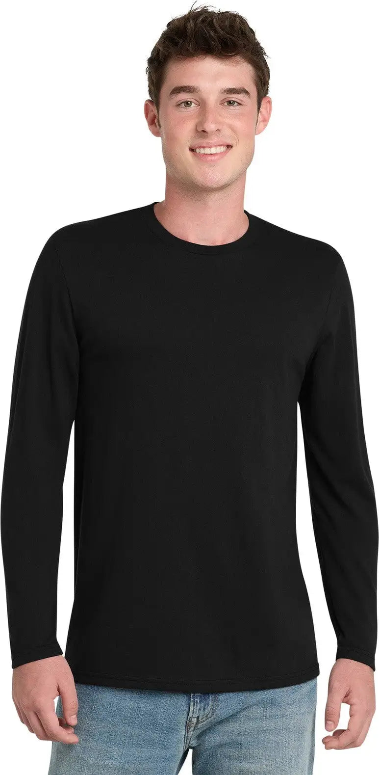Port & Company Pc330ls co Tri-blend Long Sleeve Tee - Black - Adult s