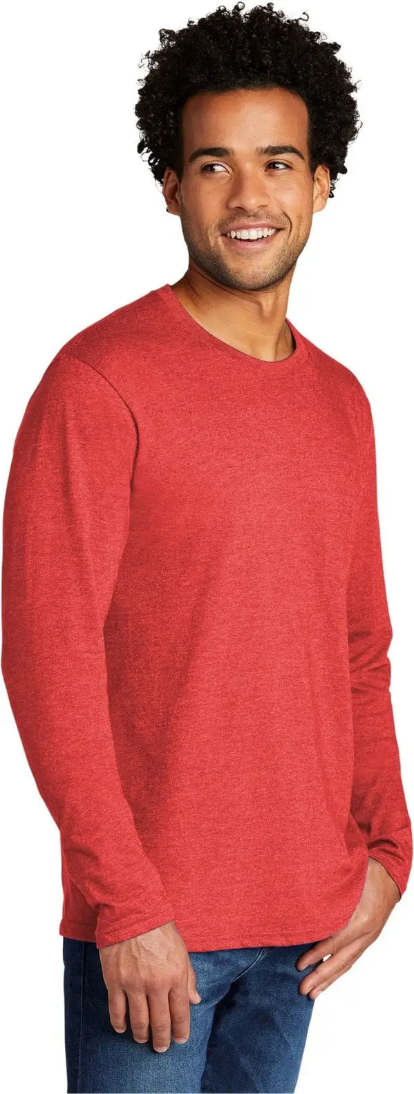 Port & Company Pc330ls co Tri-blend Long Sleeve Tee - Bright Red Heather