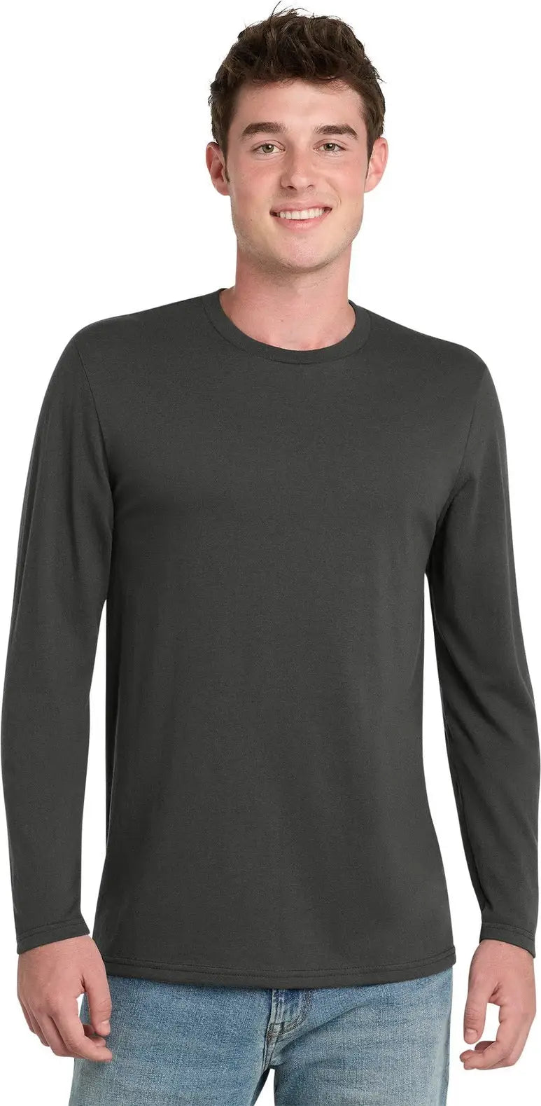 Port & Company Pc330ls co Tri-blend Long Sleeve Tee - Coal Gray - Adult s