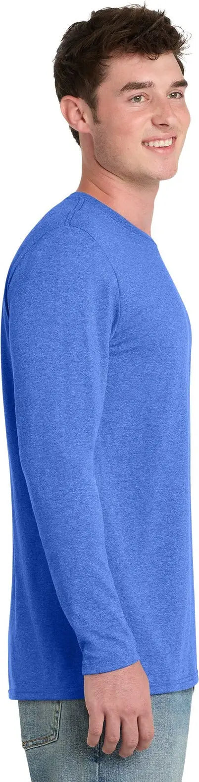 Port & Company Pc330ls co Tri-blend Long Sleeve Tee - Heather Royal