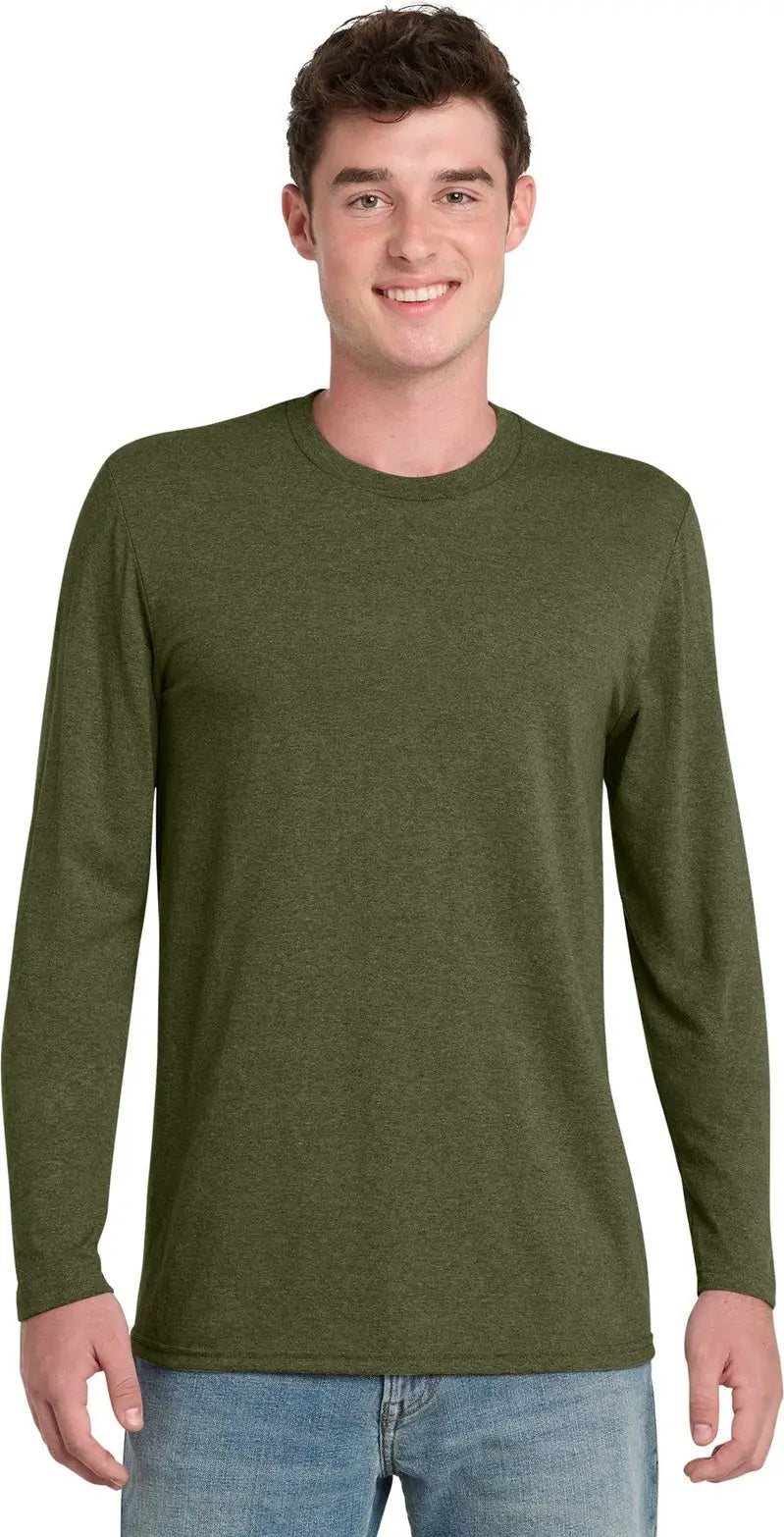 Port & Company Pc330ls co Tri-blend Long Sleeve Tee - Military Green Heather - Adult s