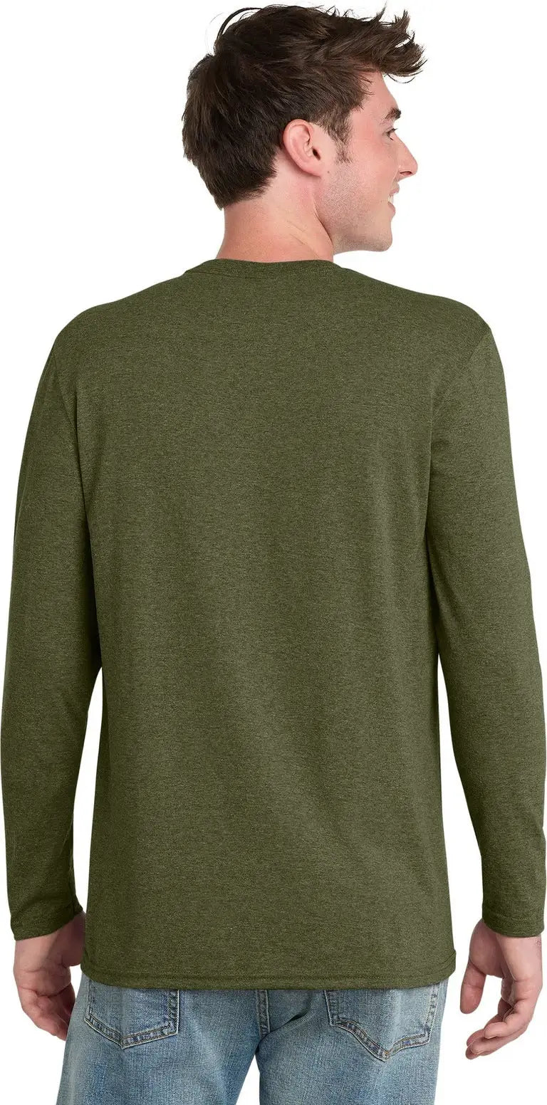 Port & Company Pc330ls co Tri-blend Long Sleeve Tee - Military Green Heather