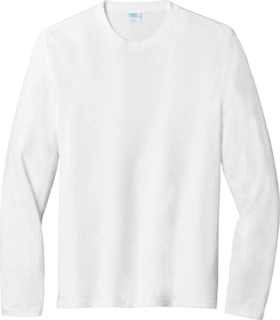 Port & Company Pc330ls co Tri-blend Long Sleeve Tee - White