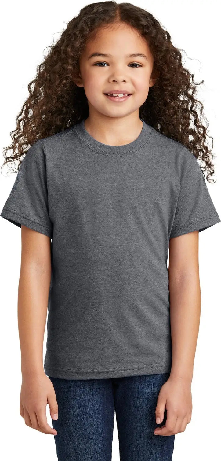 Port & Company Pc330y co Youth Tri-blend Tee - Graphite Heather