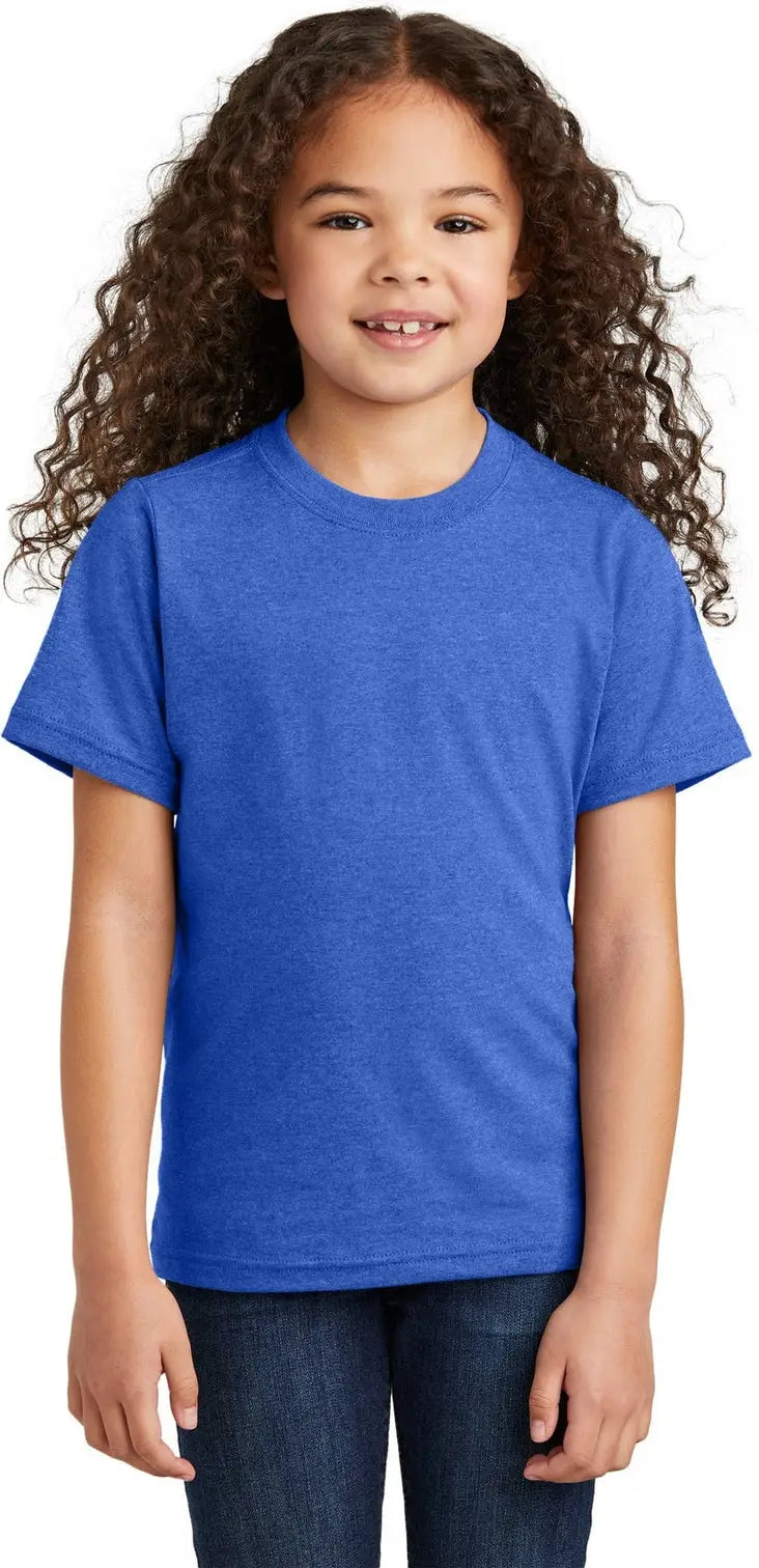 Port & Company Pc330y co Youth Tri-blend Tee - Heather Royal