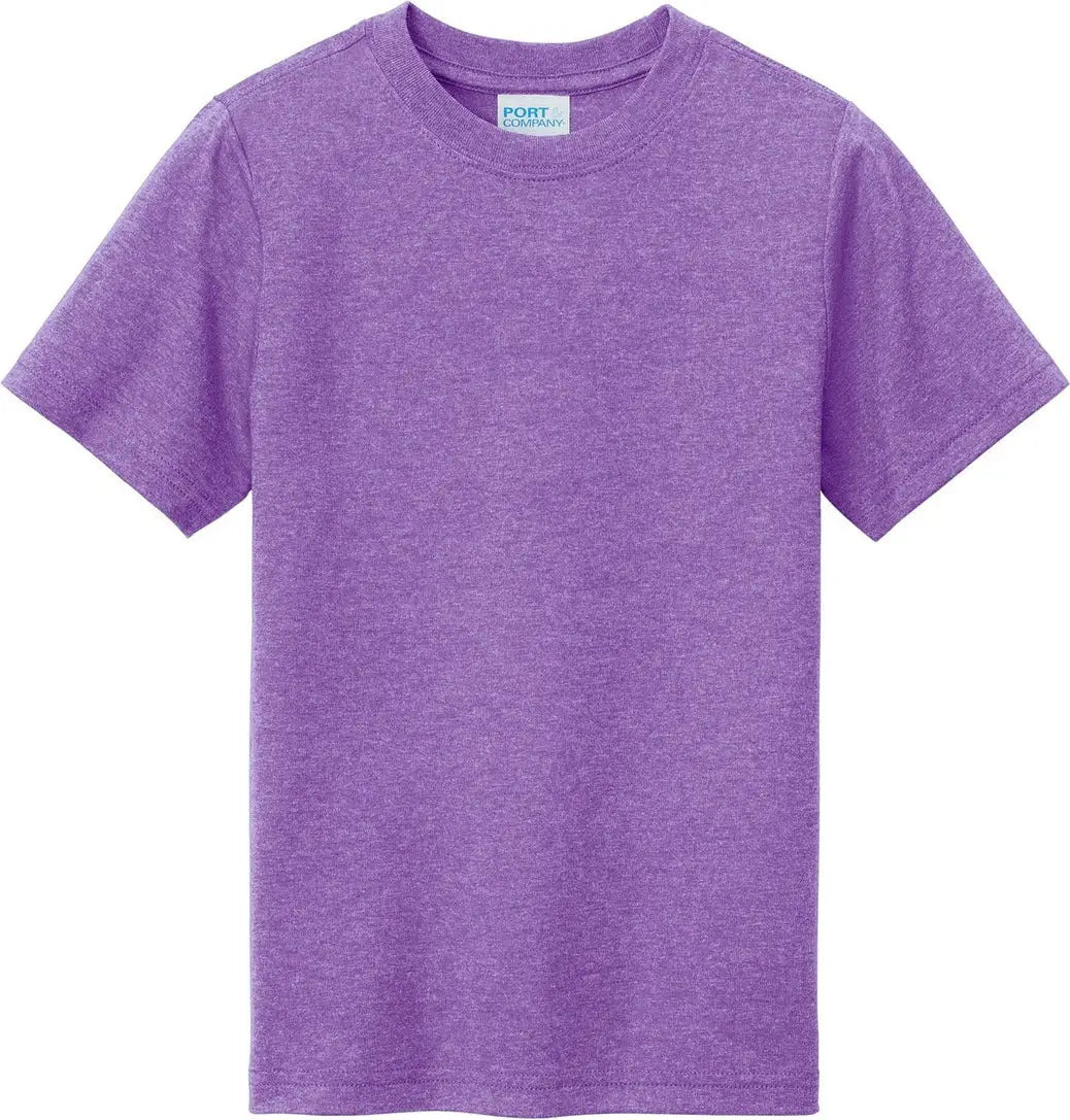 Port & Company Pc330y co Youth Tri-blend Tee - Team Purple Heather