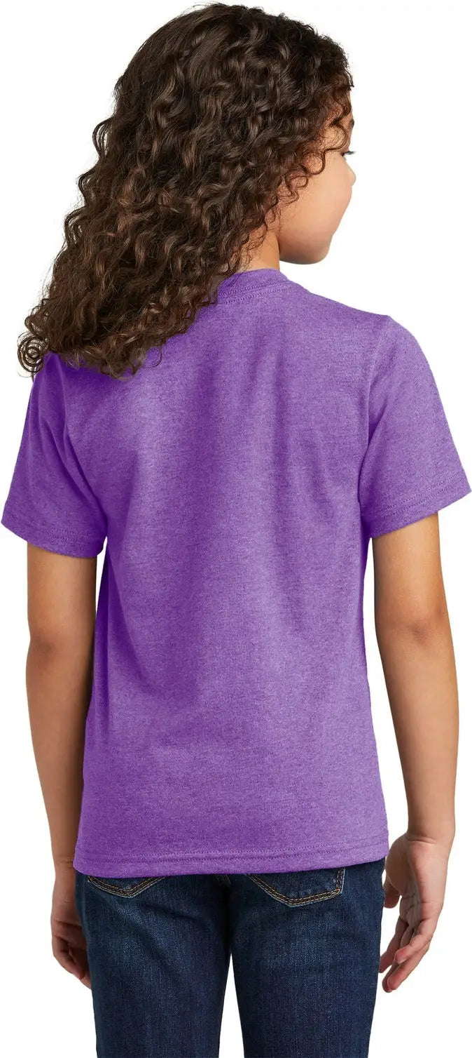 Port & Company Pc330y co Youth Tri-blend Tee - Team Purple Heather