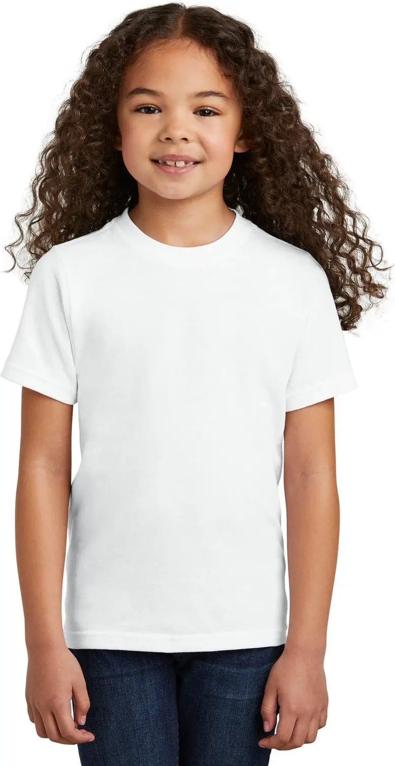 Port & Company Pc330y co Youth Tri-blend Tee - White - Xs