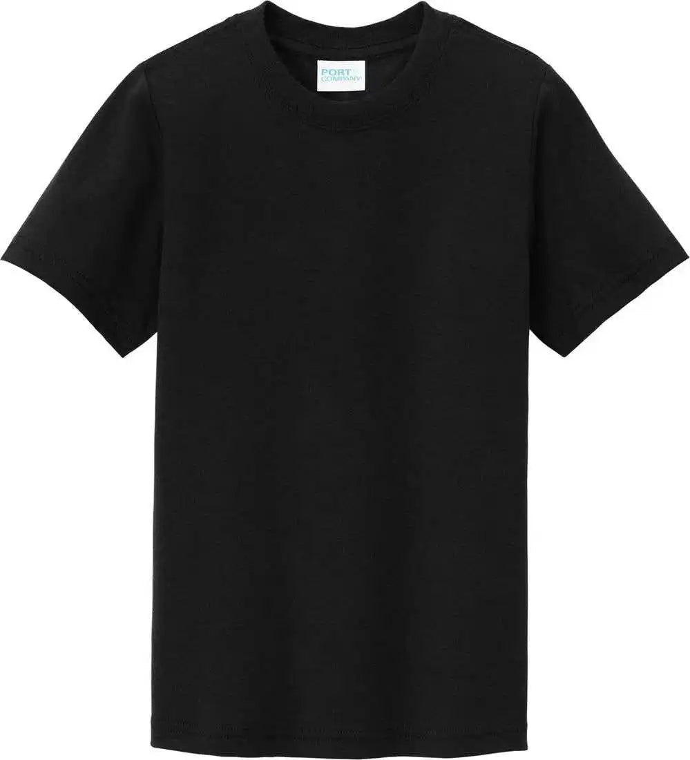Port & Company Pc330y Youth Tri-blend Tee - Black