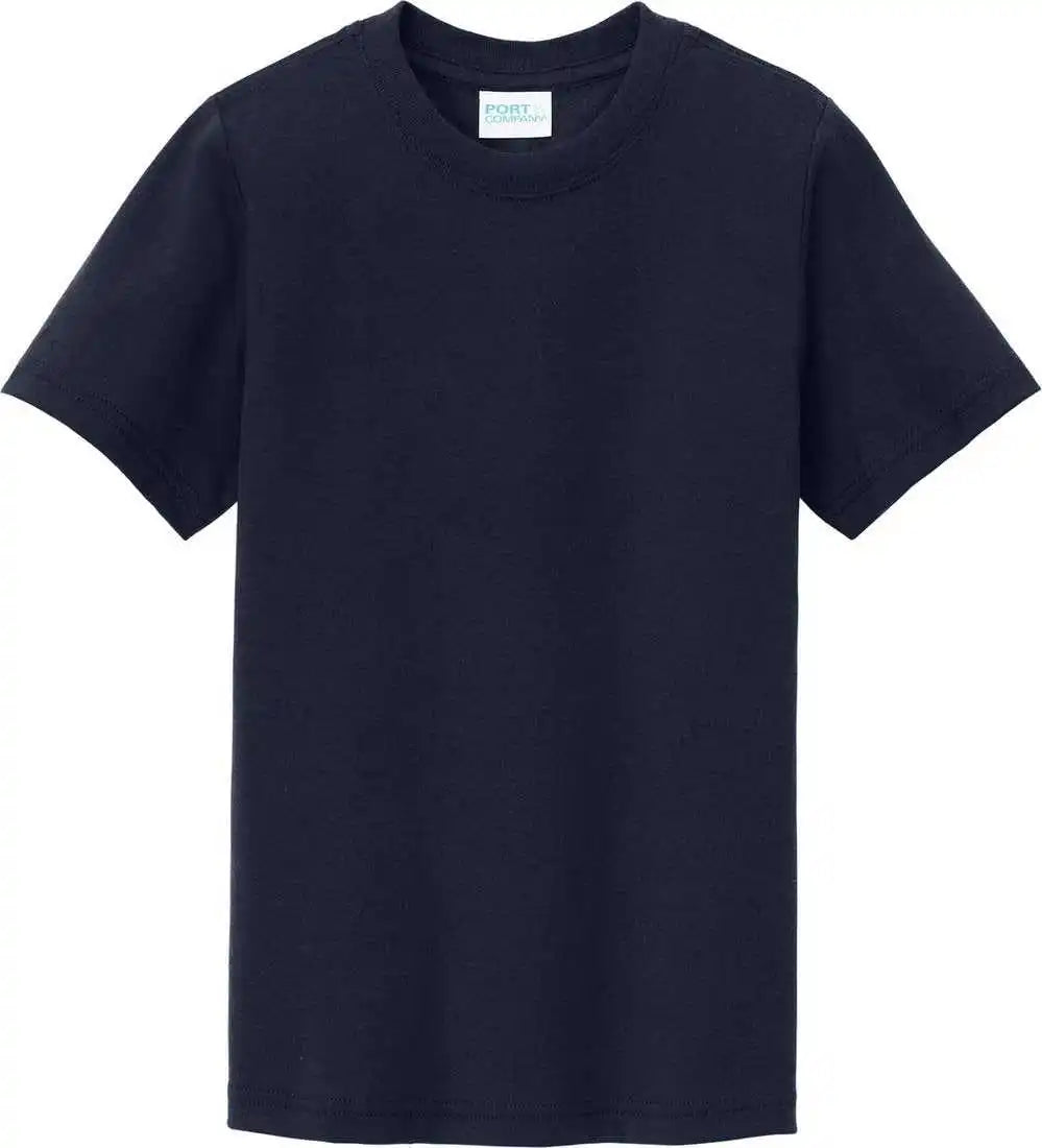 Port &amp; Company Pc330y Youth Tri Blend Tee Deep Navy