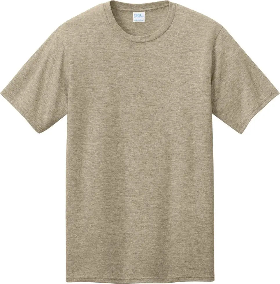 Port & Company Pc340 co Cvc Tee - Desert Tan Heather