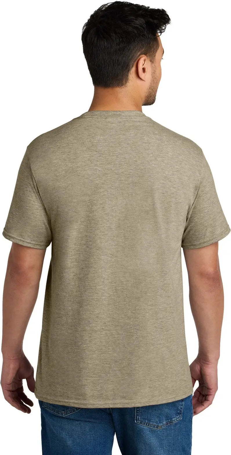 Port & Company Pc340 co Cvc Tee - Desert Tan Heather