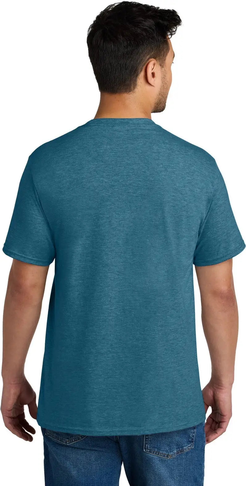 Port & Company Pc340 co Cvc Tee - Mountain Blue Heather