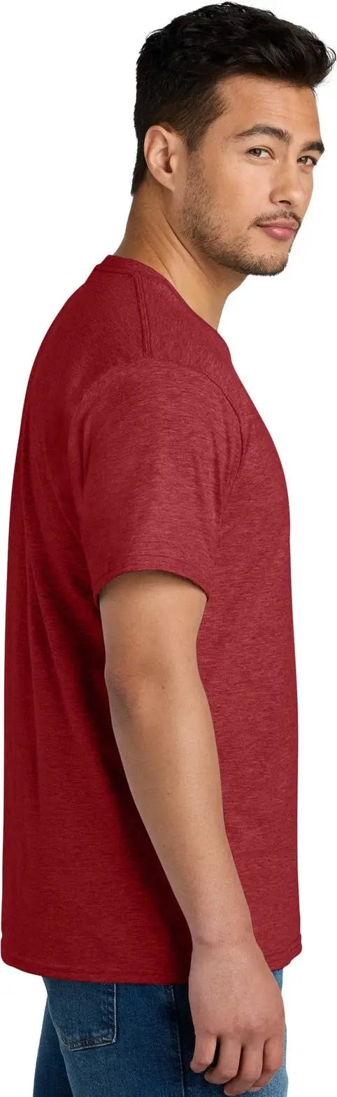 Port & Company Pc340 co Cvc Tee - Team Cardinal Heather