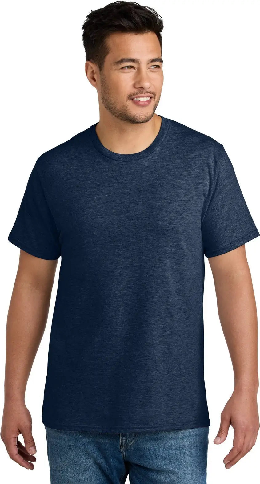 Port & Company Pc340 co Cvc Tee - Team Navy Heather - Adult s