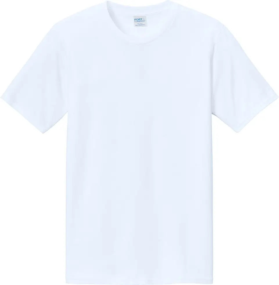 Port & Company Pc340 co Cvc Tee - White