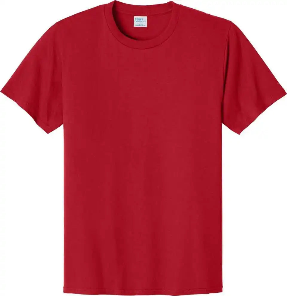 Port & Company Pc340 Cvc Tee - Red