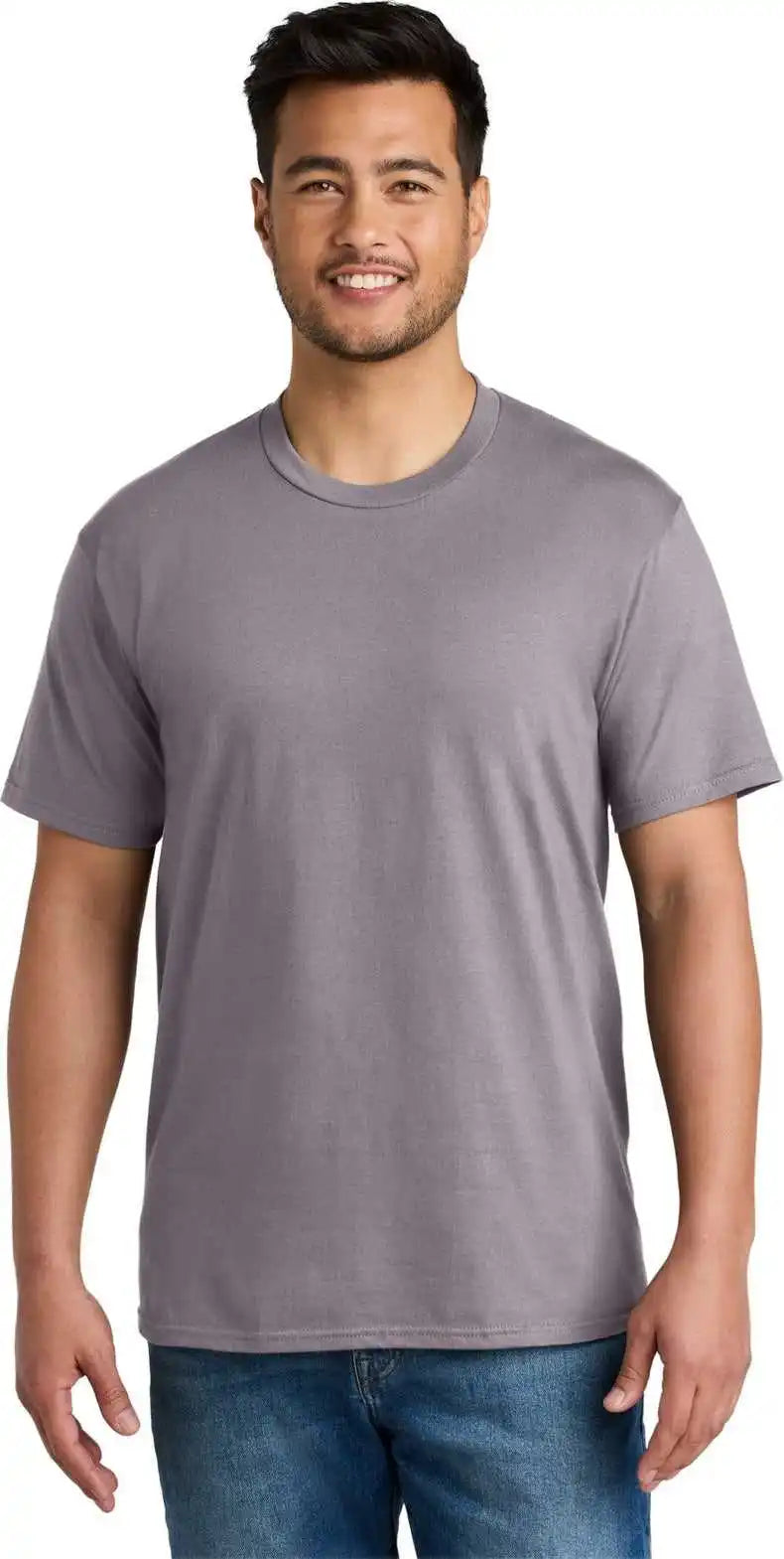 Port & Company Pc340 Cvc Tee Smkyamthst