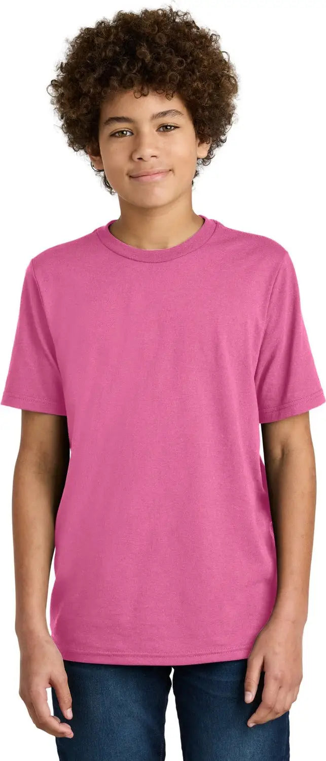 Port & Company Pc340y co Youth Cvc Tee - Awareness Pink - Xs
