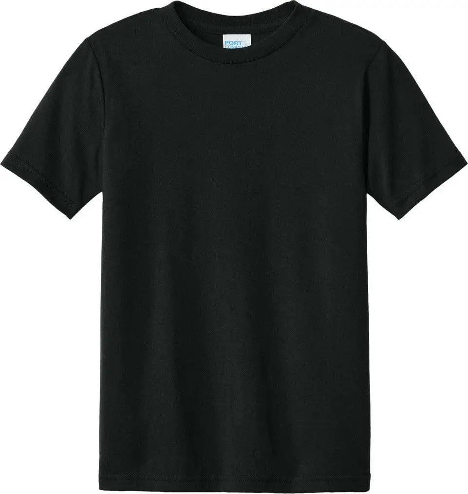 Port & Company Pc340y co Youth Cvc Tee - Black