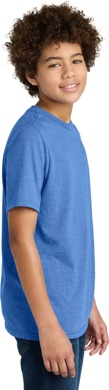 Port & Company Pc340y co Youth Cvc Tee - Heather Royal