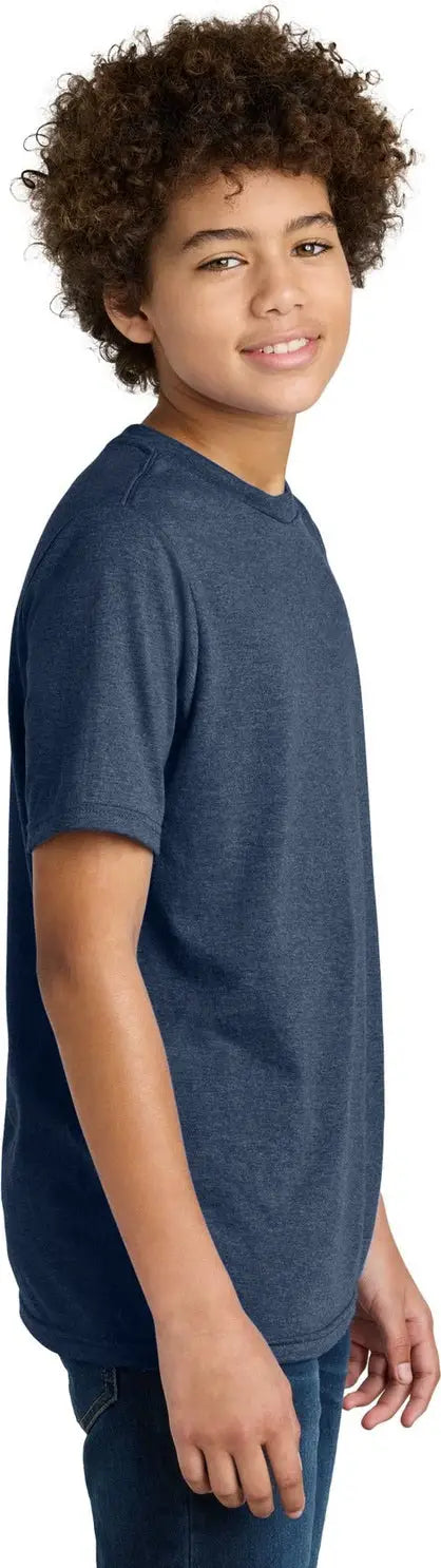 Port & Company Pc340y co Youth Cvc Tee - Team Navy Heather