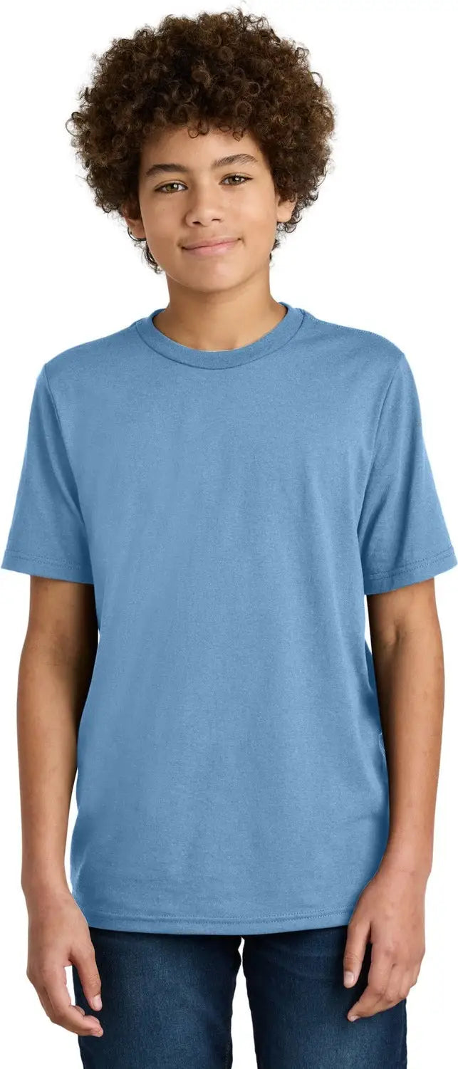Port & Company Pc340y co Youth Cvc Tee - Tundra Blue