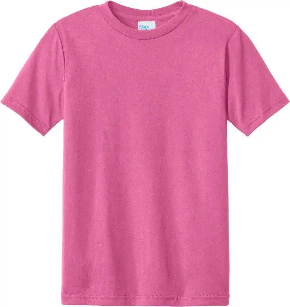 Port & Company Pc340y Youth Cvc Tee Awrnspink