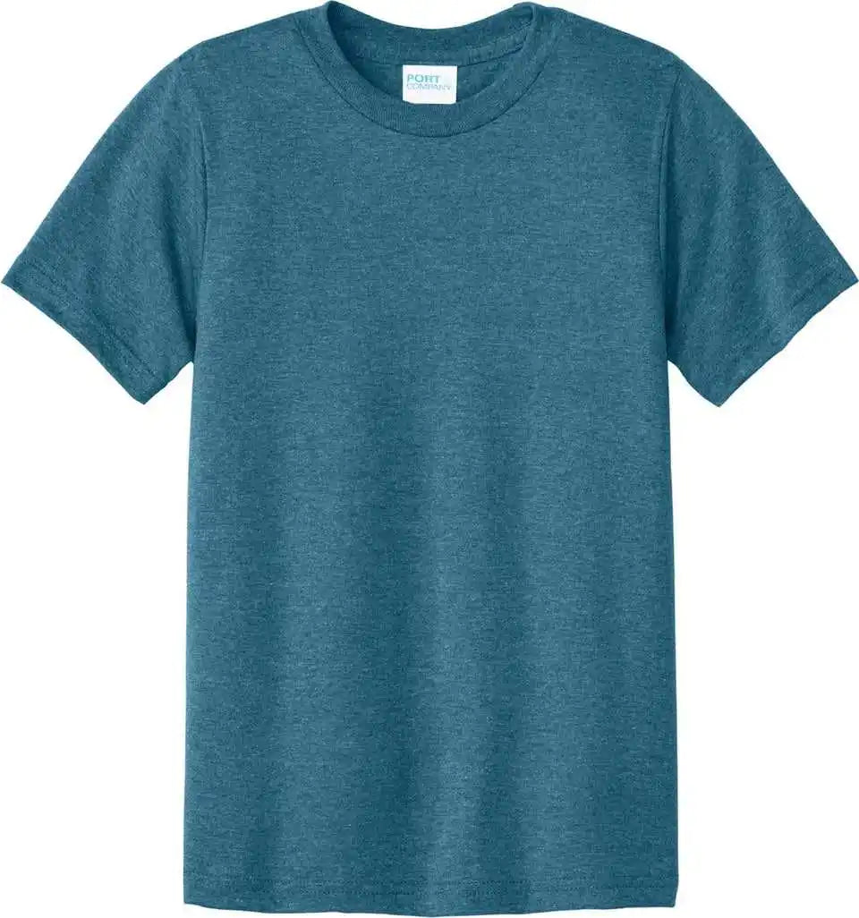 Port & Company Pc340y Youth Cvc Tee Mntainblht