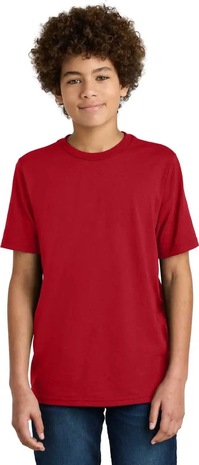 Port & Company Pc340y Youth Cvc Tee - Red